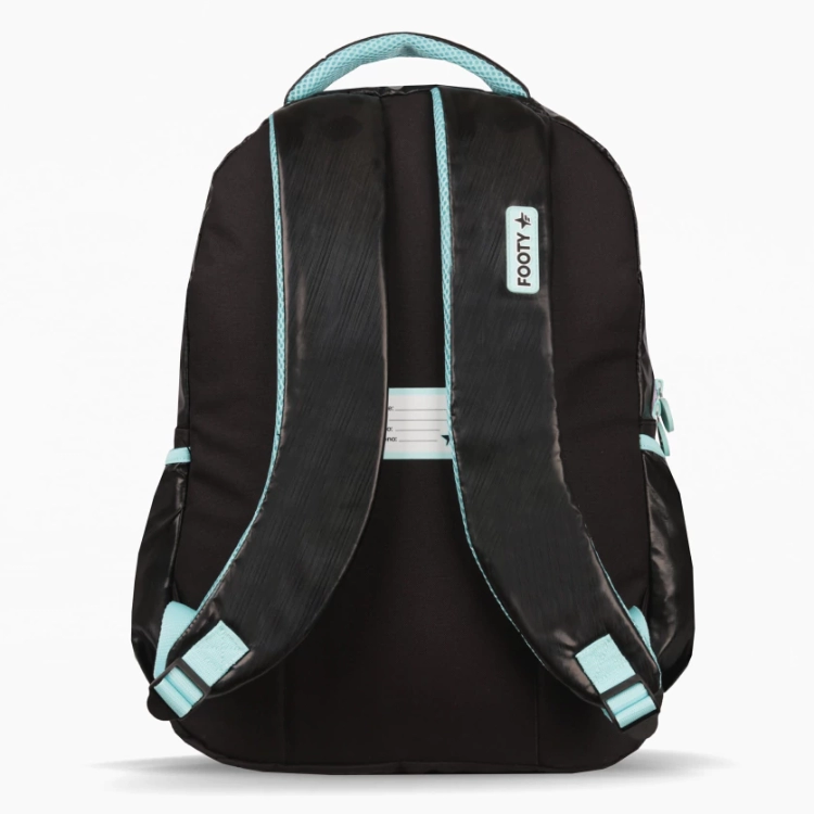 Mochila Escolar Footy 2026 Colorland Negra 18" Art.F26313